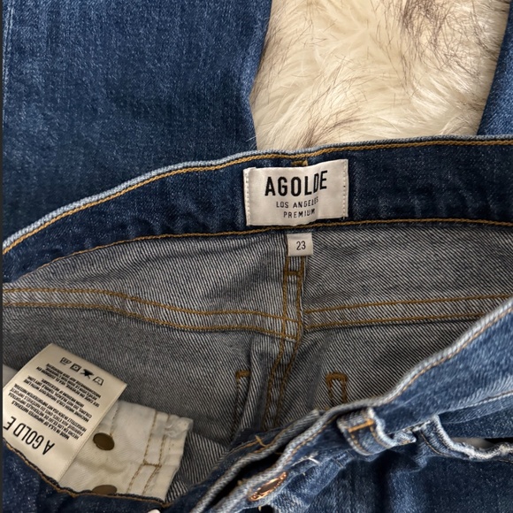 Agolde Nico Hi Rise Slim Fit Aritzia Jeans - Picture 3 of 3